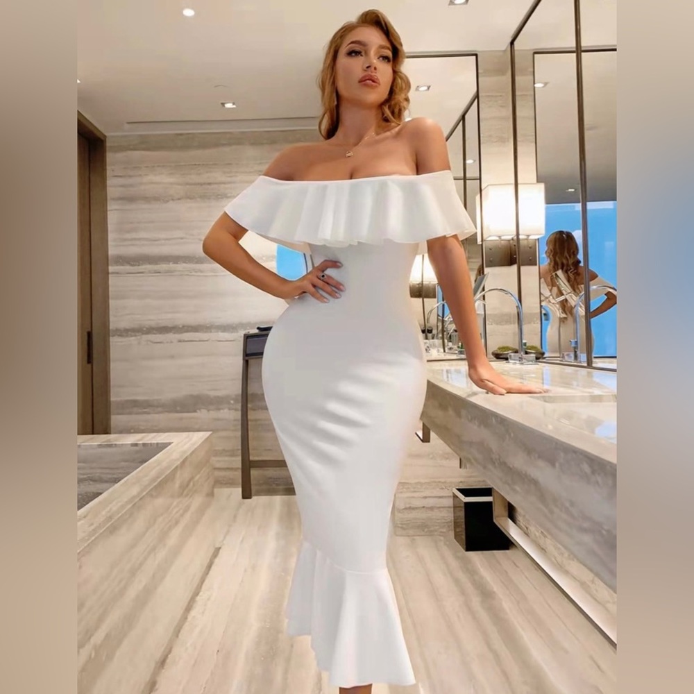 White Mermaid Dress